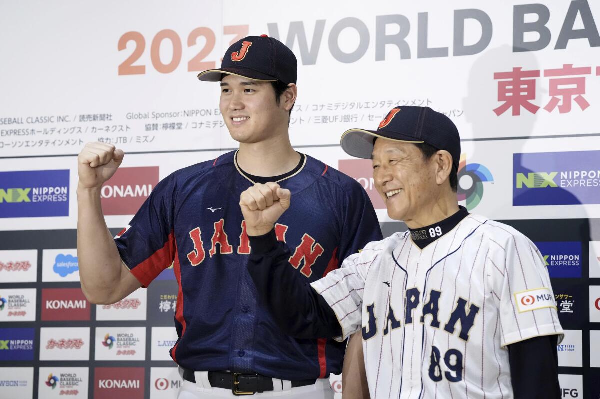 Official Shohei ohtani mvp japan team world baseball classic 2023
