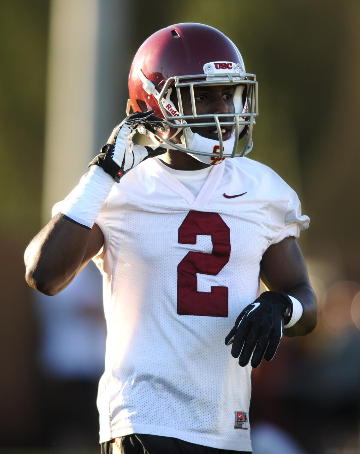 USC's Adoree' Jackson sat out again Friday morning because of a foot injury that has sidelined him for about a week.