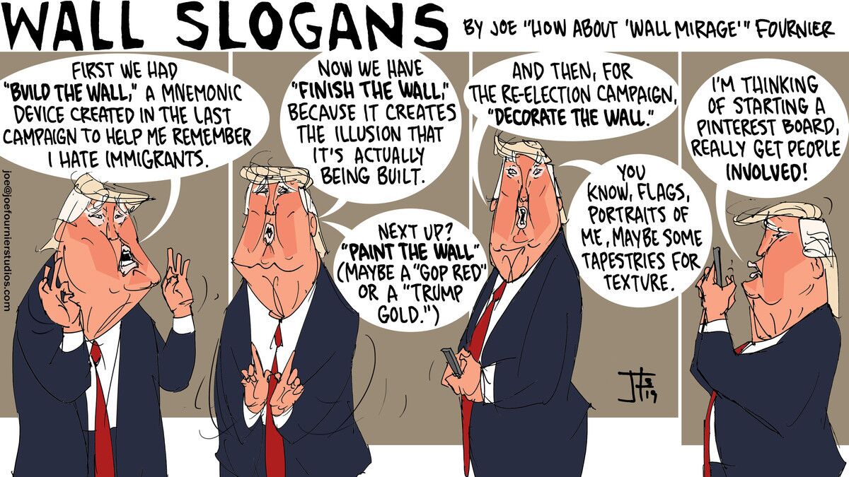 Wall slogans