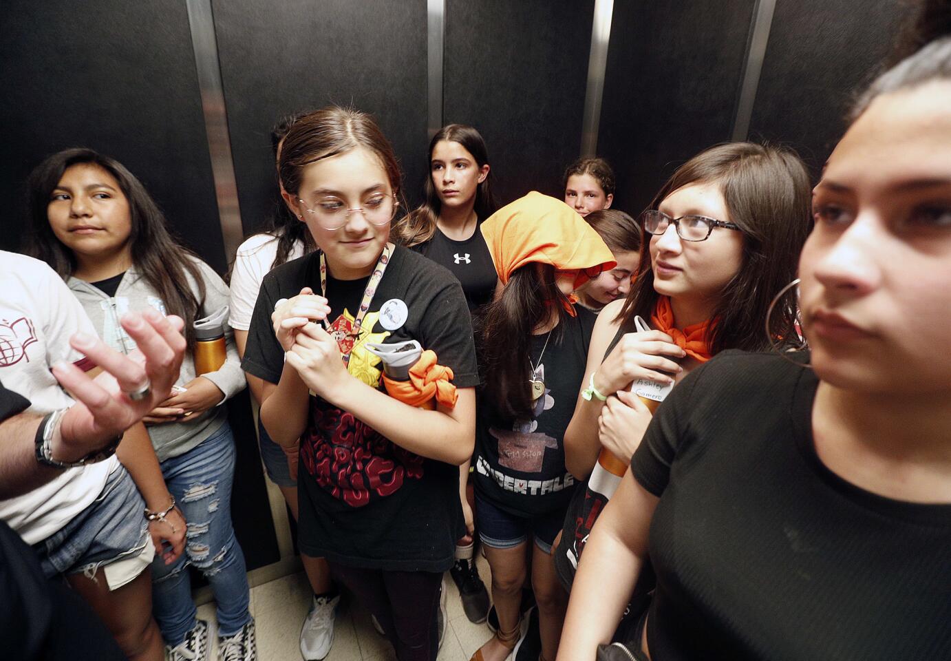 Photo Gallery: YWCA's Camp Rosie tours Glendale Police Department and Glendale City Hall