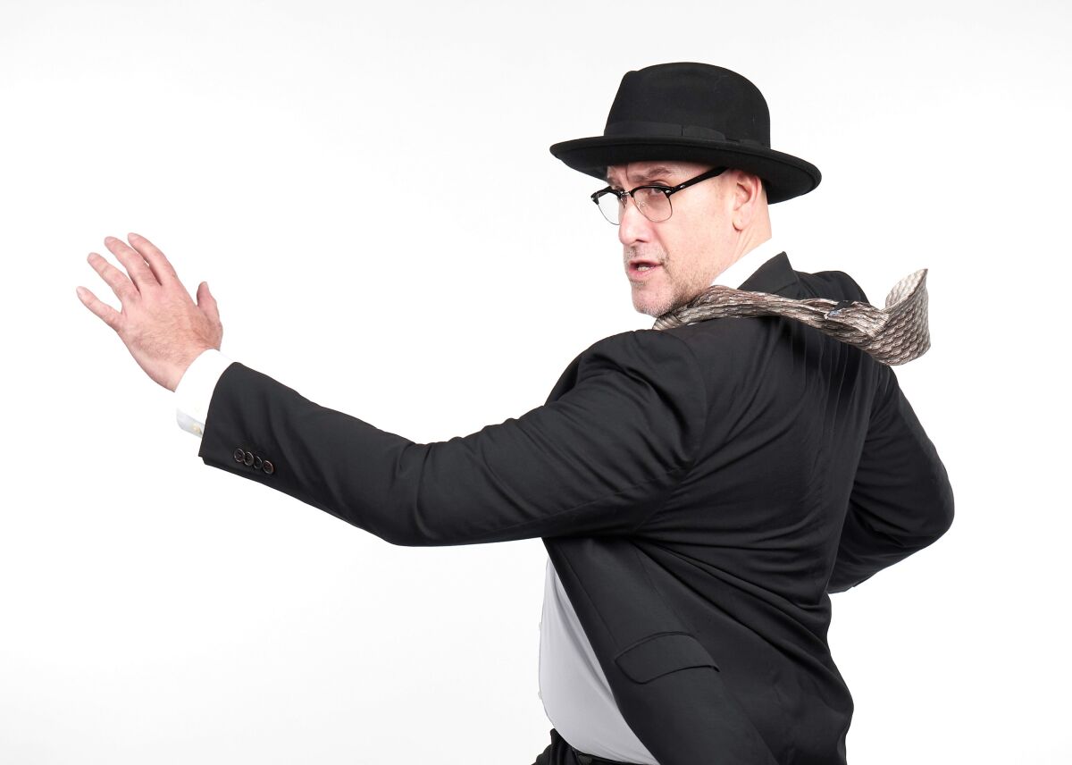 Berto Fernandez plays FBI agent Carl Hanratty in S.D. Musical Theatre's "Catch Me If You Can."