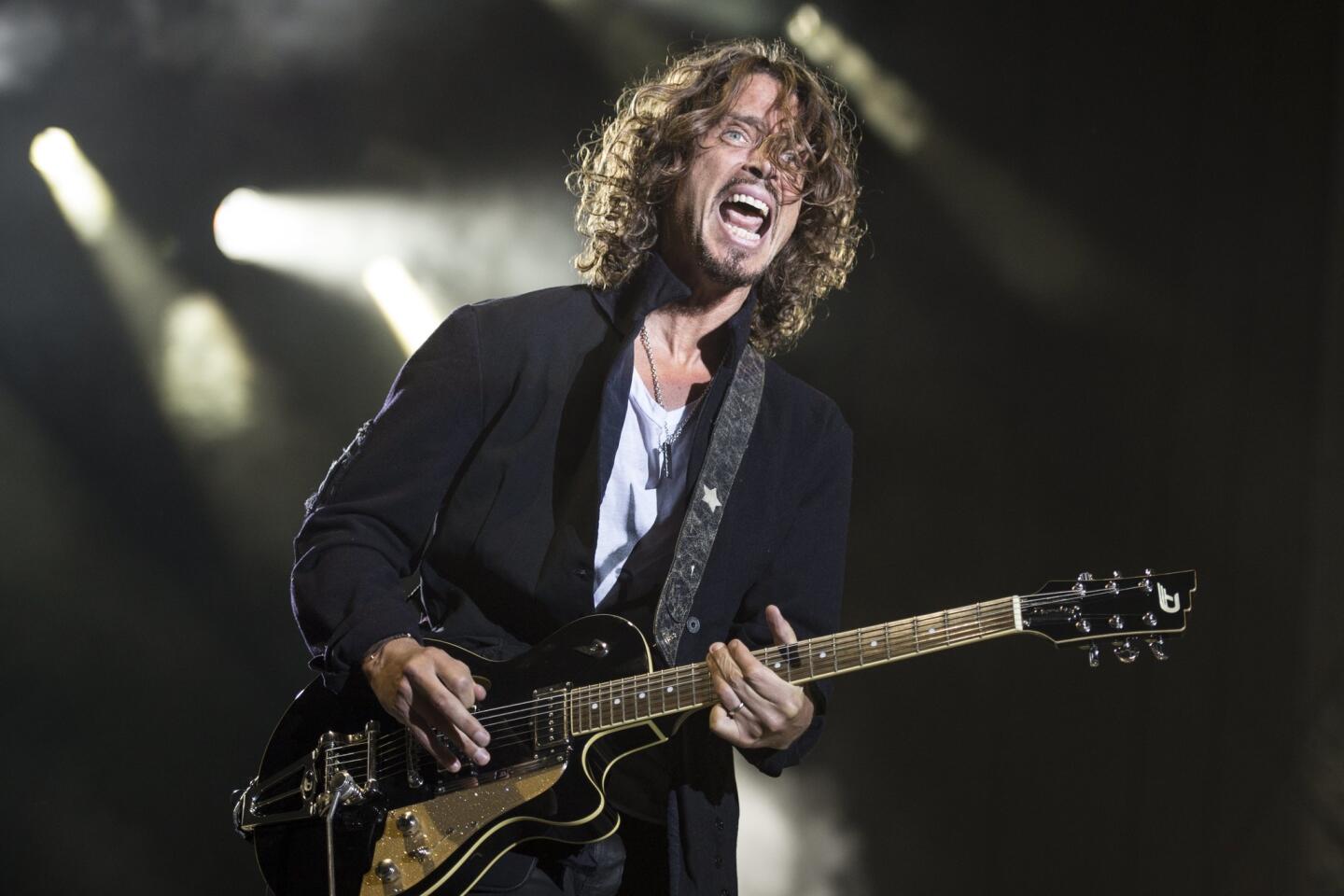 Singer Chris Cornell of Audioslave and Soundgarden died on May 18, 2017, while on tour in Detroit, at age 52. A medical examiner ruled the cause of his death as suicide. Read more.