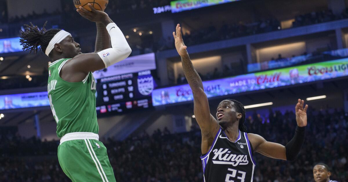 Boston Celtics’ Jaylen Brown and Derrick White Lead Team to 144-119 Rout of Sacramento Kings, Despite Missing Key Players