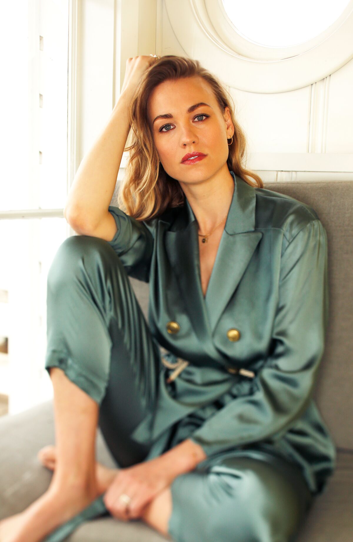 Yvonne Strahovski of "The Handmaid's Tale."