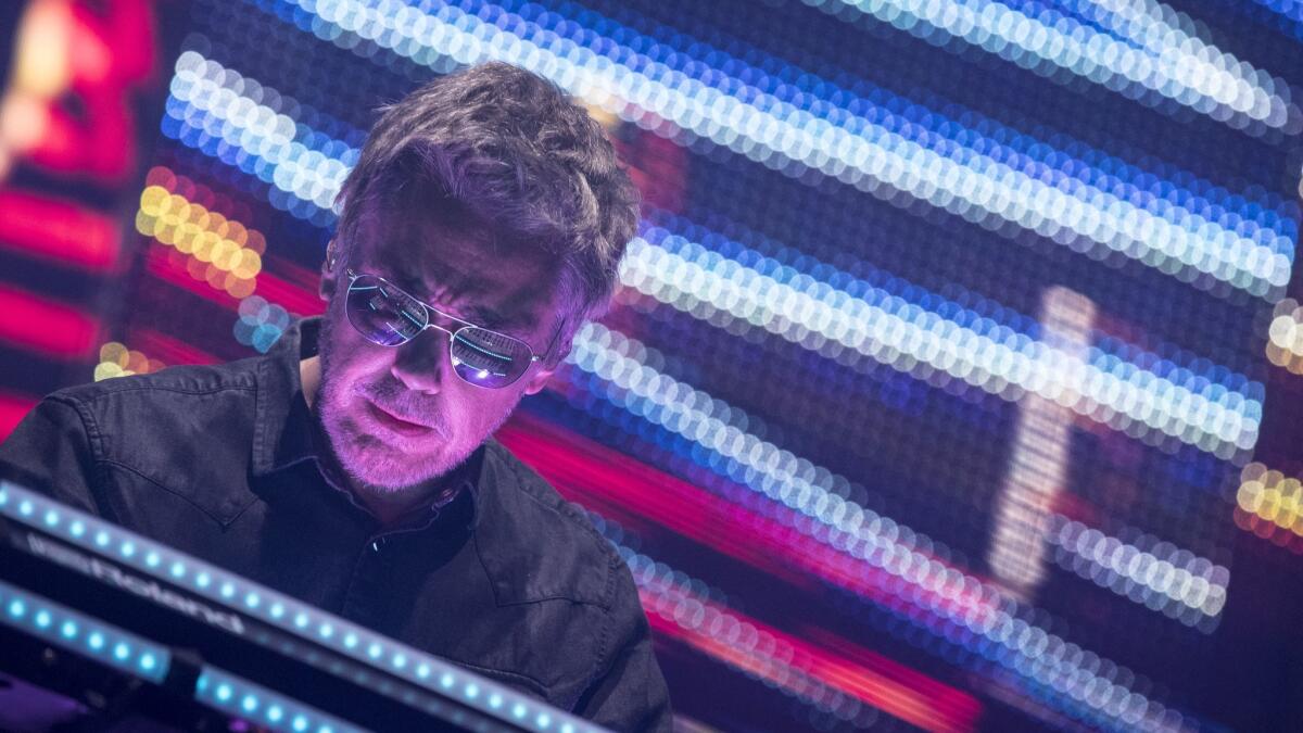 Jean-Michel Jarre appears at Coachella.