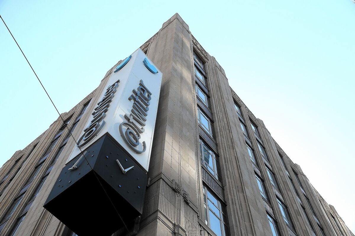 Twitter hopes to publish a “full transparency” report, which details the kind and number of national security letters and Foreign Intelligence Surveillance Act court orders the company has received from the government. Above, the company's San Francisco headquarters.