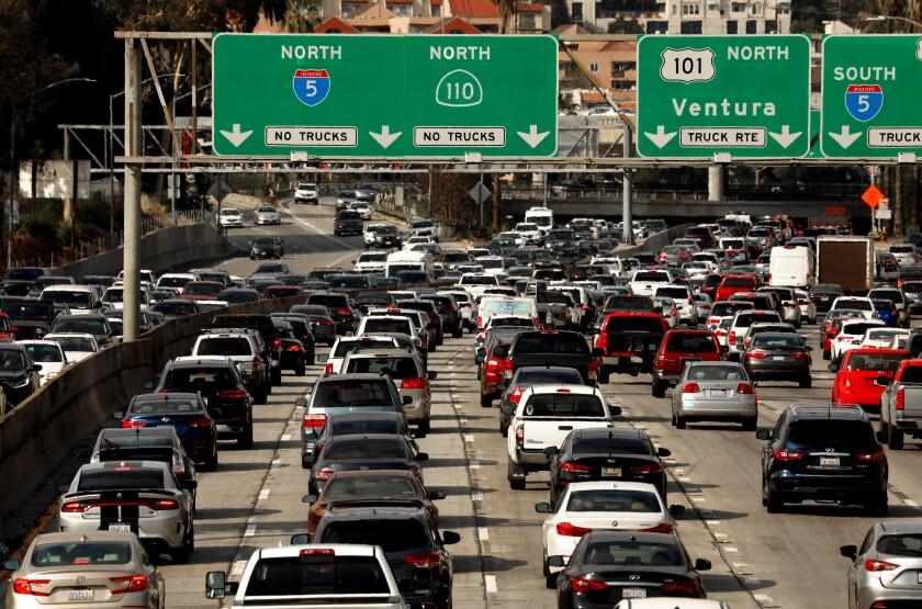 ترافیک در لس آنجلس به سطح قبل از همه گیری بازگشت. 