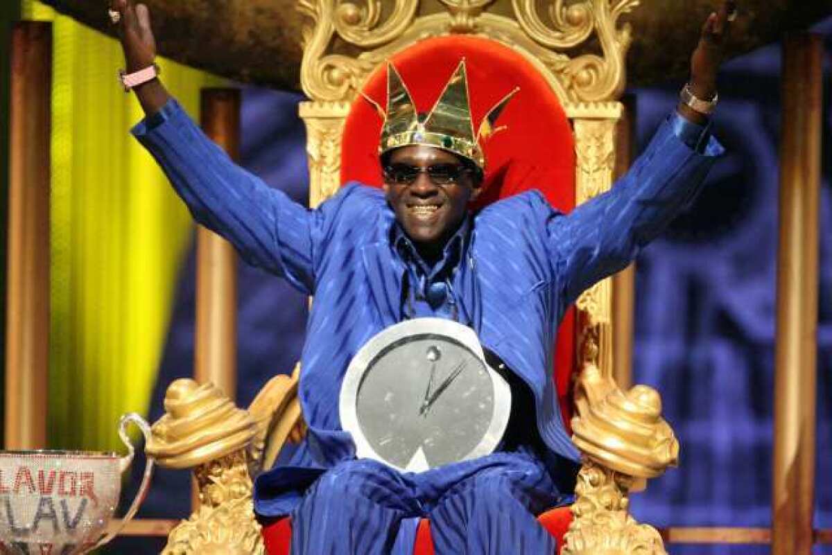 Rapper, reality-TV star ... restaurateur? Flavor Flav during his Comedy Central roast.