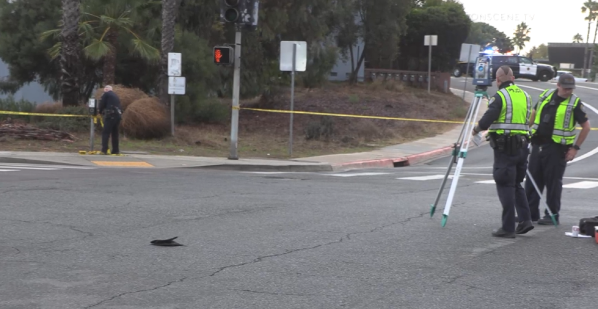 A skateboarder was seriously injured after colliding with a car in Ocean Beach.