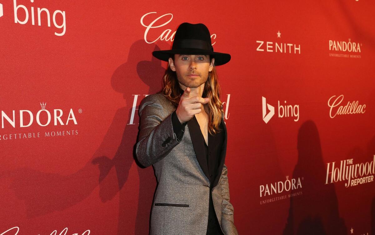 Actor Jared Leto attends The Hollywood Reporter's Annual Nominees Night Party at Spago.