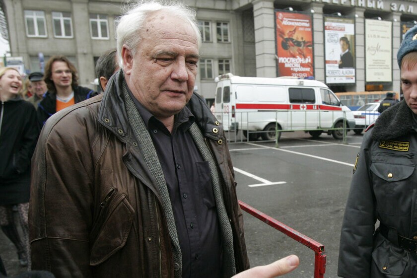 Vladimir Bukovsky, pictured in 2017, spent a total of 12 years in Soviet prisons or psychiatric hospitals for his fierce criticism of the Communist government.