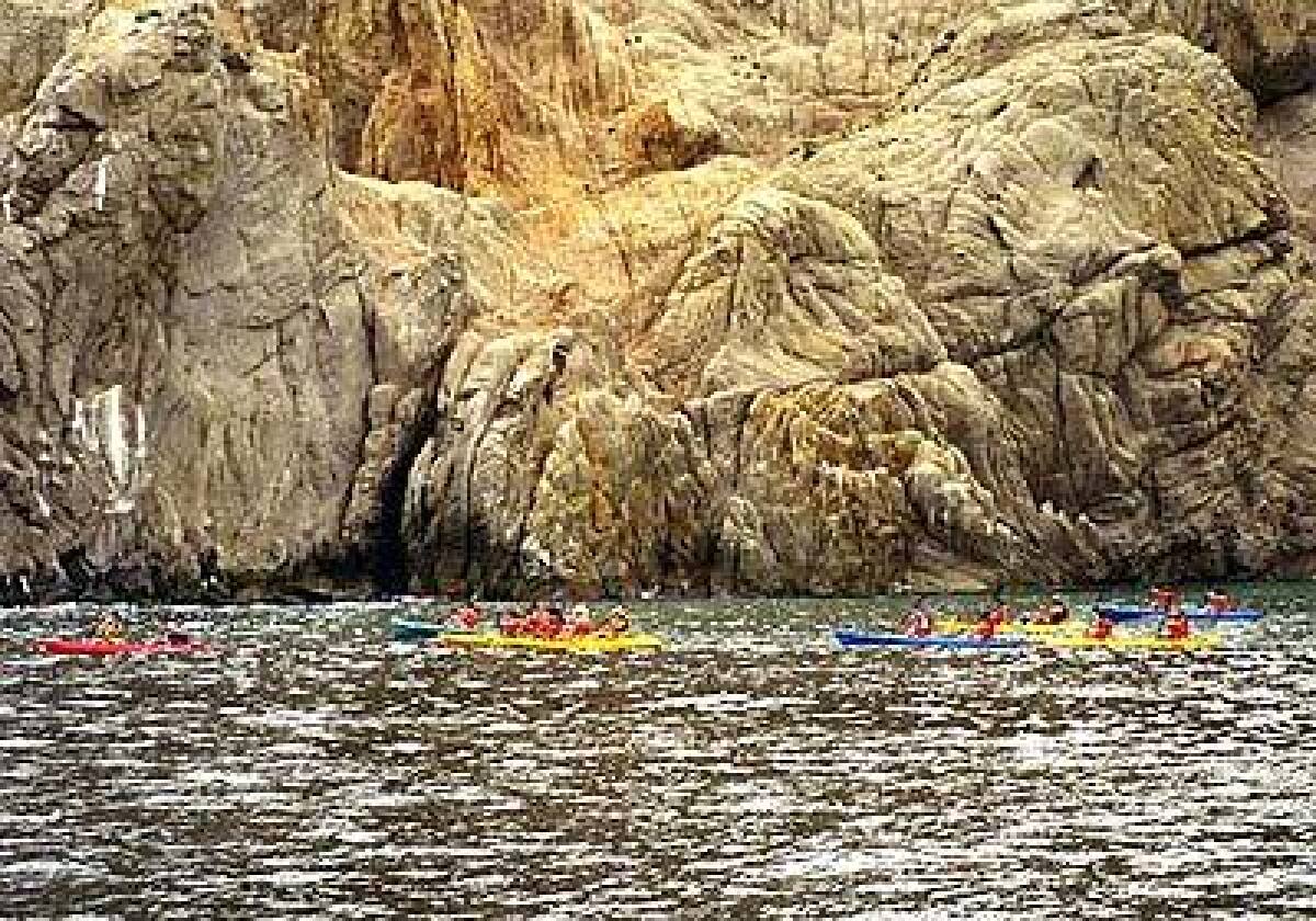Kayaking along the Mexican Riviera is one of many activities available to cruise passengers. But for the author and her family, the focal point of the winter vacation was the cruise ship itself.
