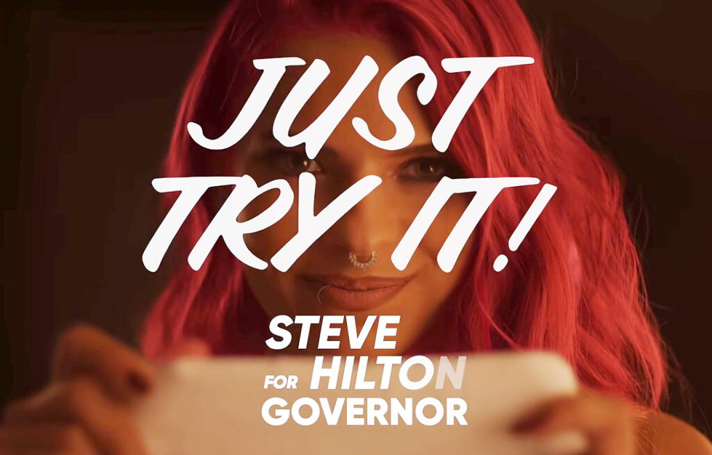 True 1 Break In Steve Hilton sexual ad, attack on Becerra break vulgar new ground - Los ...