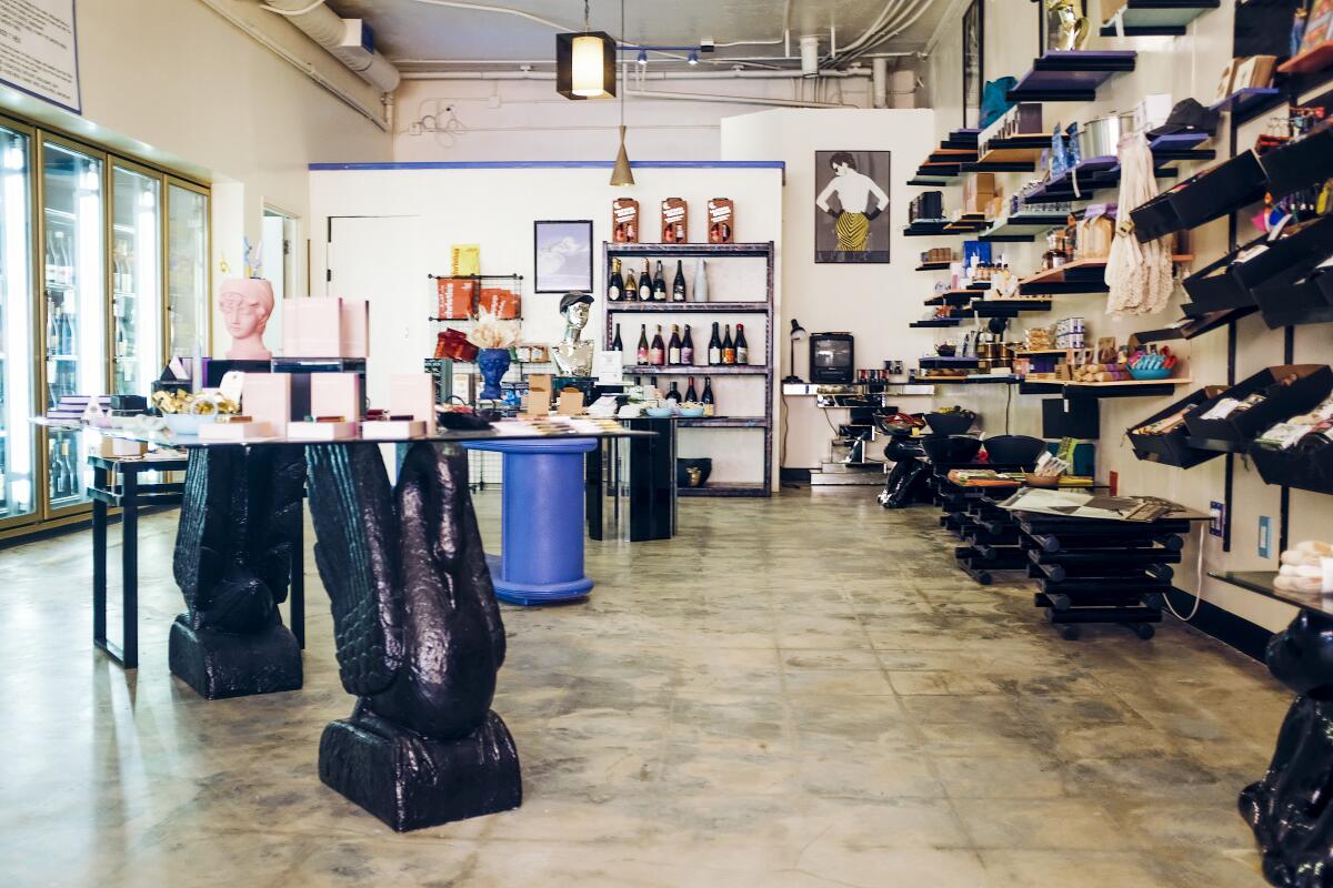 The interior of wine shop Vinovore in Eagle Rock.