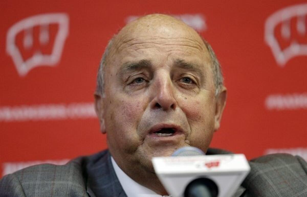 Barry Alvarez will coach Wisconsin in the Rose Bowl game.