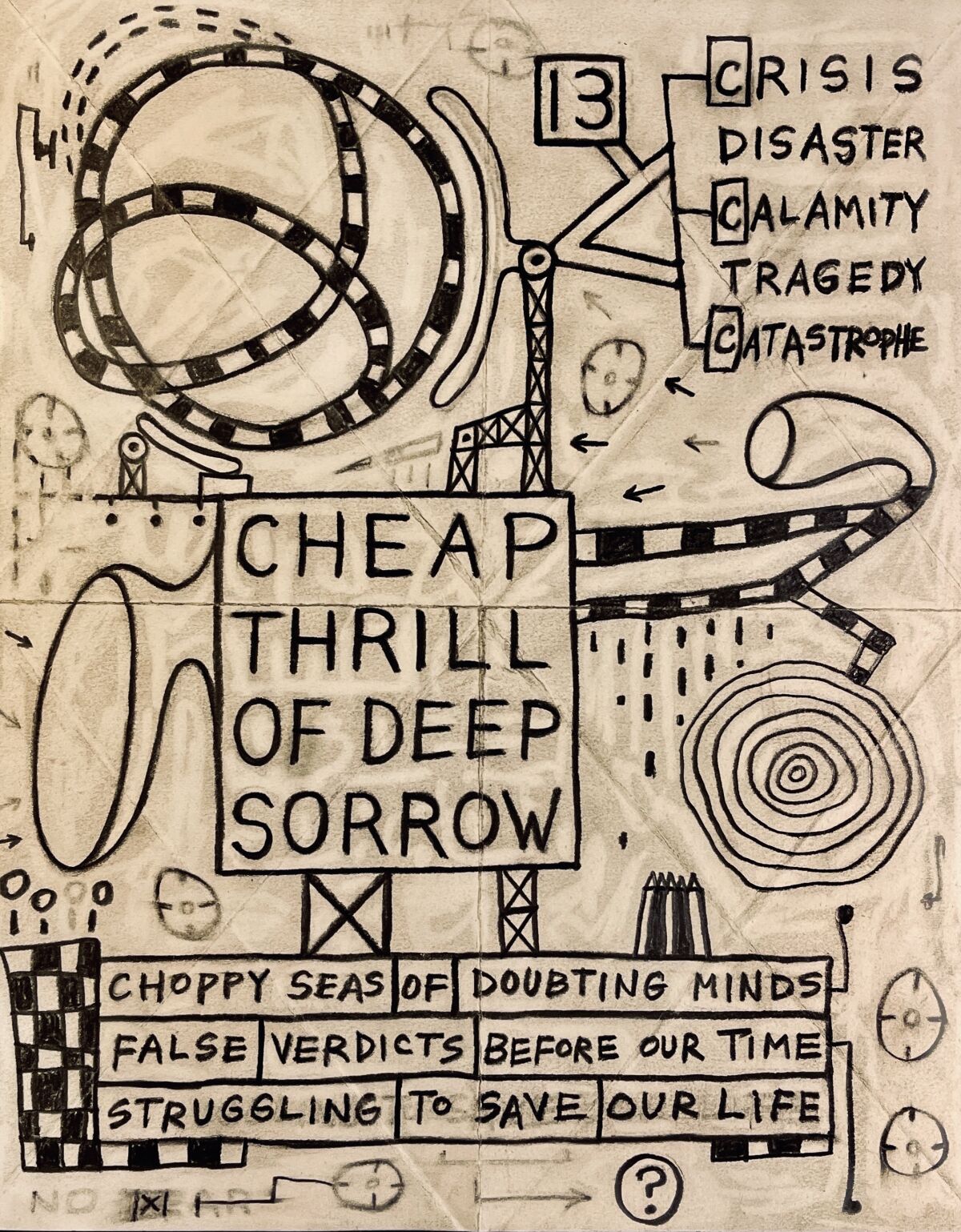 Cheap Thrill of Deep Sorrow by artist db Foster