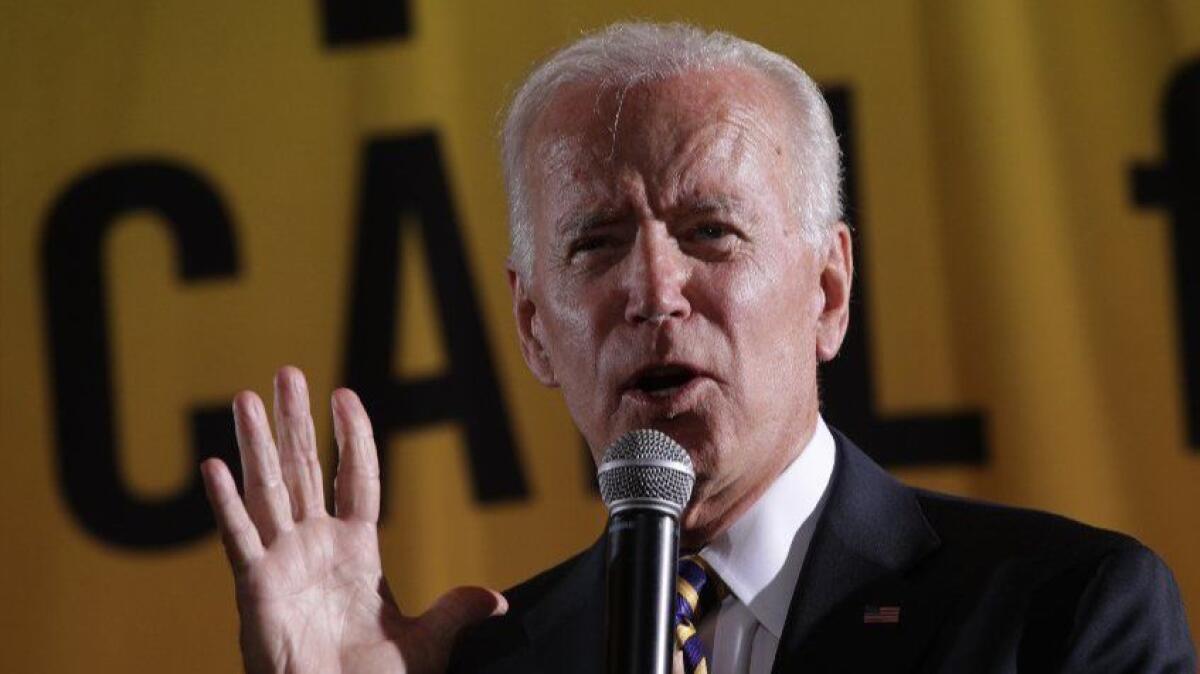 A strong majority of Democratic primary voters believe a white male presidential candidate, like former Vice President Joe Biden, is the most likely to beat President Trump in 2020, a new national poll finds.