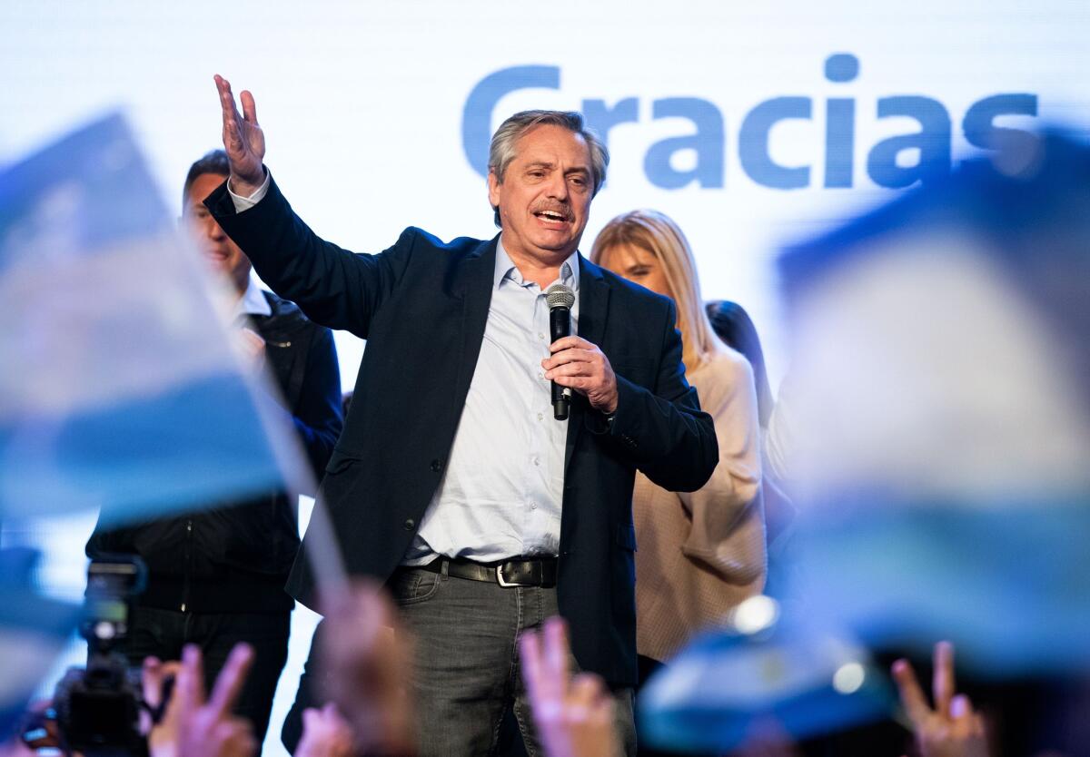 Alberto Fernandez, candidate for president of Argentina
