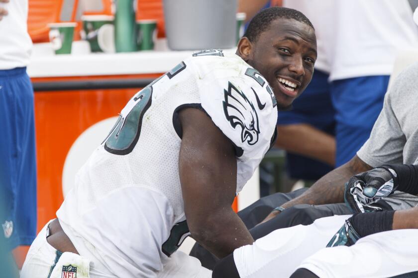 Eagles running back LeSean McCoy says he has a reputation around Philadelphia for being a good tipper.