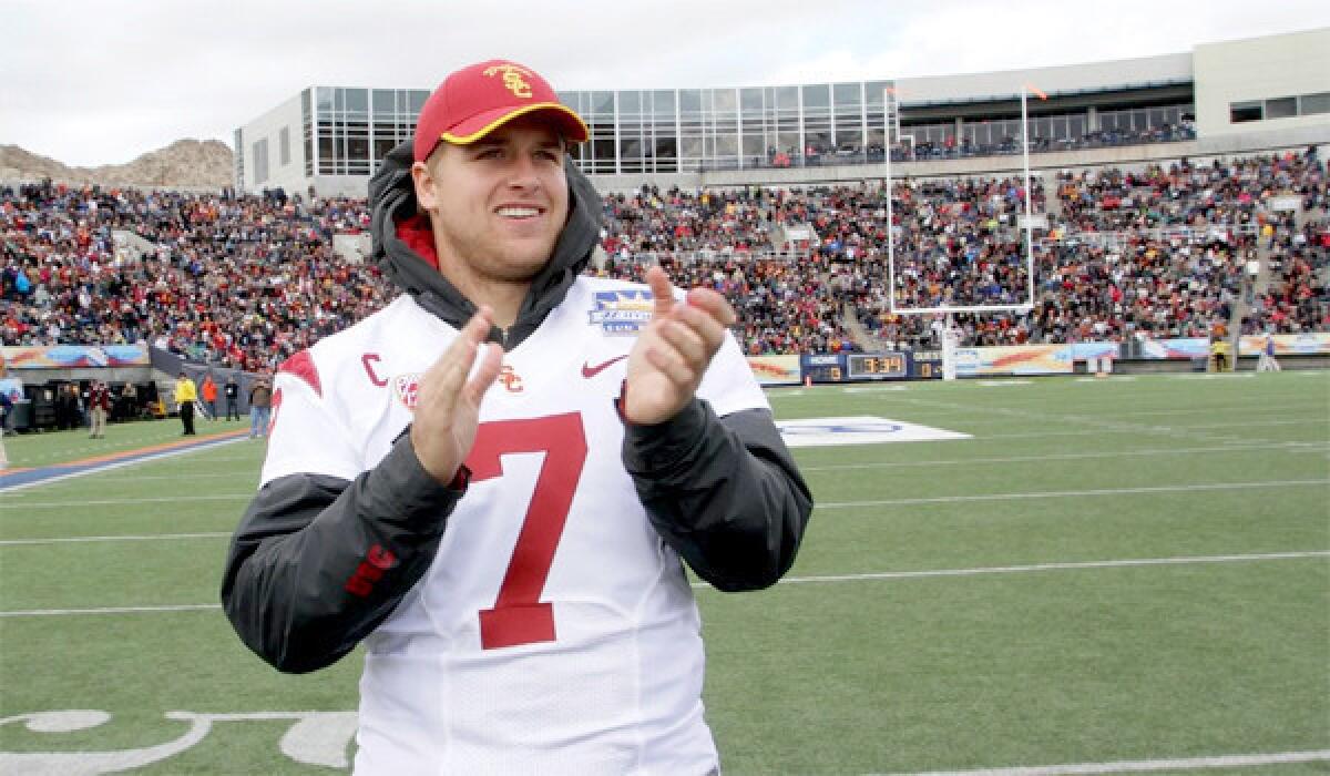 Matt Barkley is preparing for the 2013 NFL Draft and says he'll be teaming up with Robert Woods during USC's Pro Day on March 27.