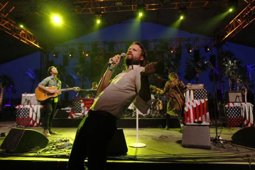 Father John Misty preaches at the Coachella Valley Music and Arts Festival