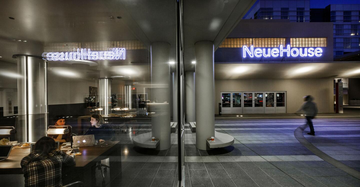 The NeueHouse is intended to be a home-away-from-home of sorts for enterprising creative professionals in the historic West Coast headquarters of CBS in Hollywood.