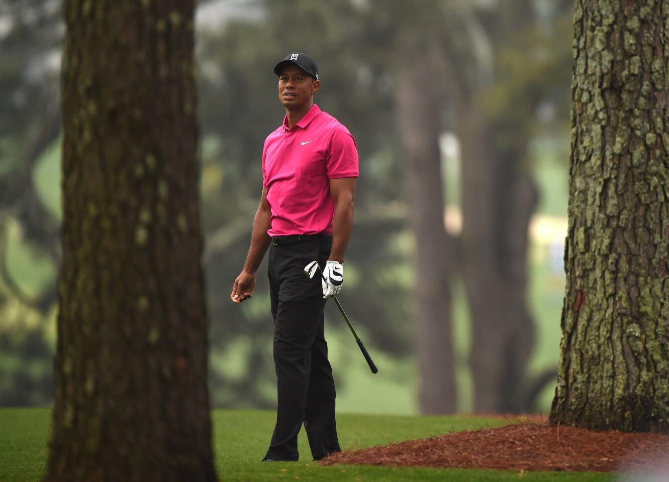 Tiger Woods at the Masters