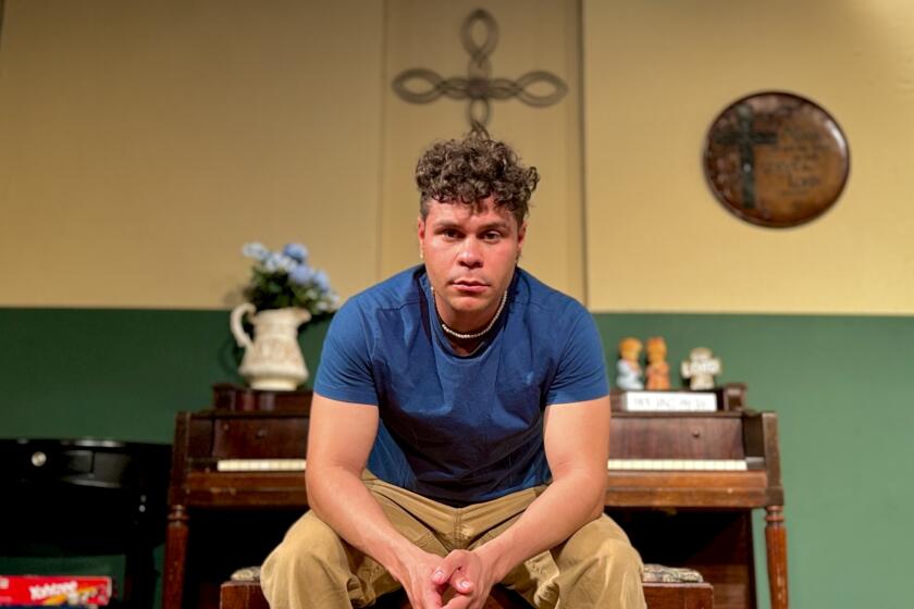 Marcel Ferrin plays Josh in OnStage Playhouse's "The Harvest."