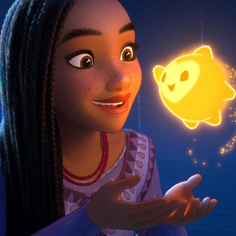 Asha and Star from Disney's "Wish"