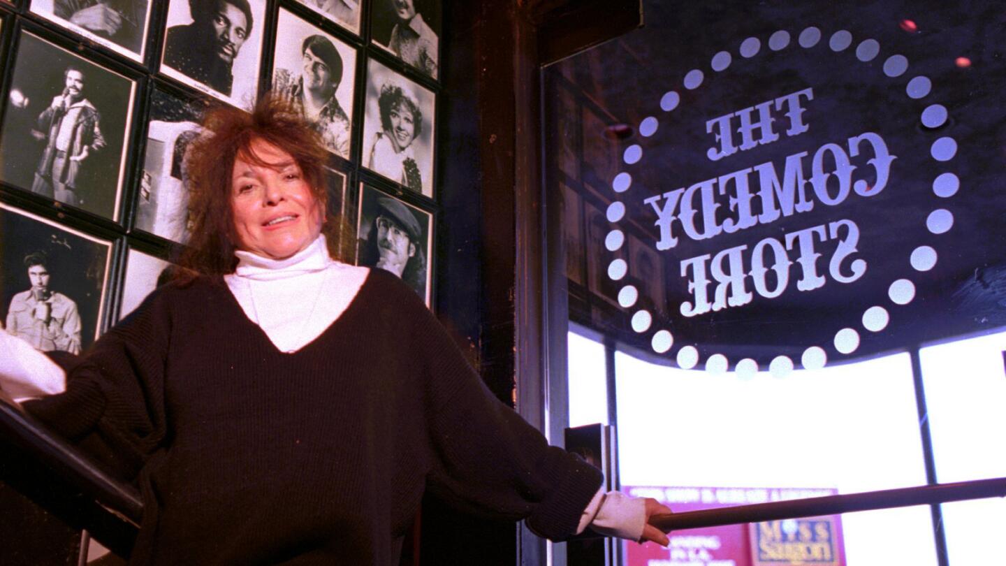 Mitzi Shore, the owner of the Comedy Store, is seen in 1993. Shore died Wednesday, April 11, at age 87.