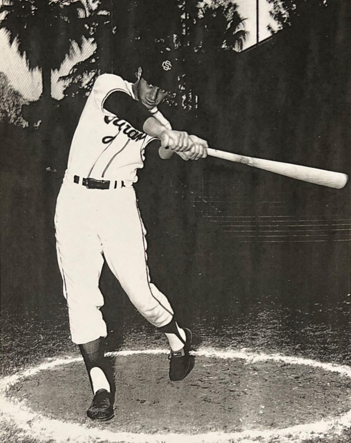  Jay Jaffe batted leadoff and played center field for USC in the late 1960s.
