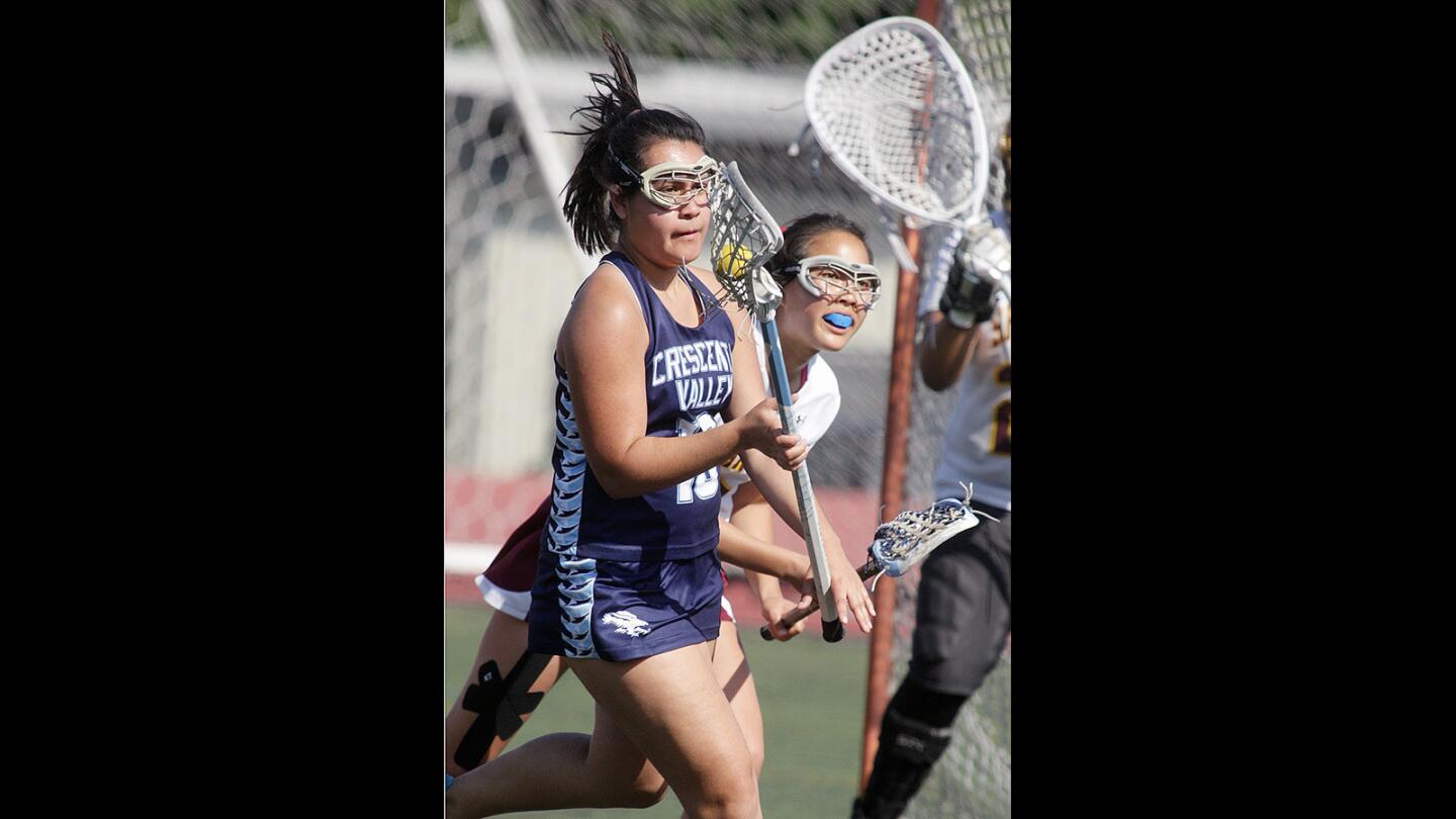 Photo Gallery: Crescenta Valley vs. La Cañada girls' lacrosse