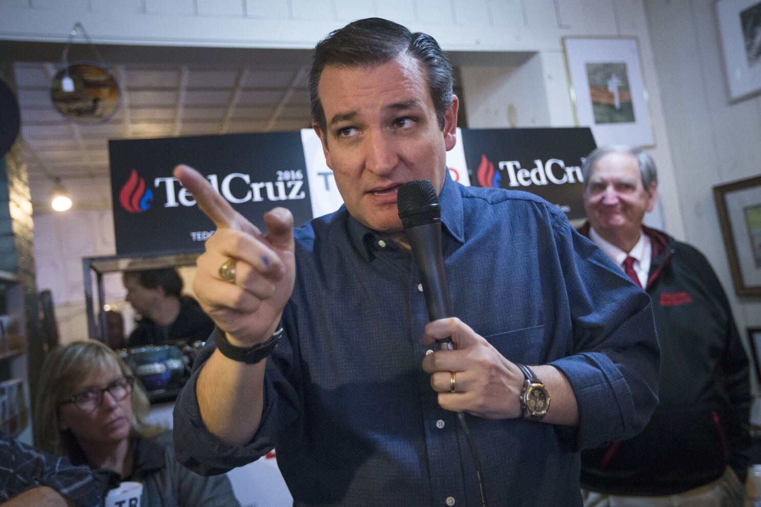Ted Cruz Senator Texas 2016 Republican President Campaign Sign Placard