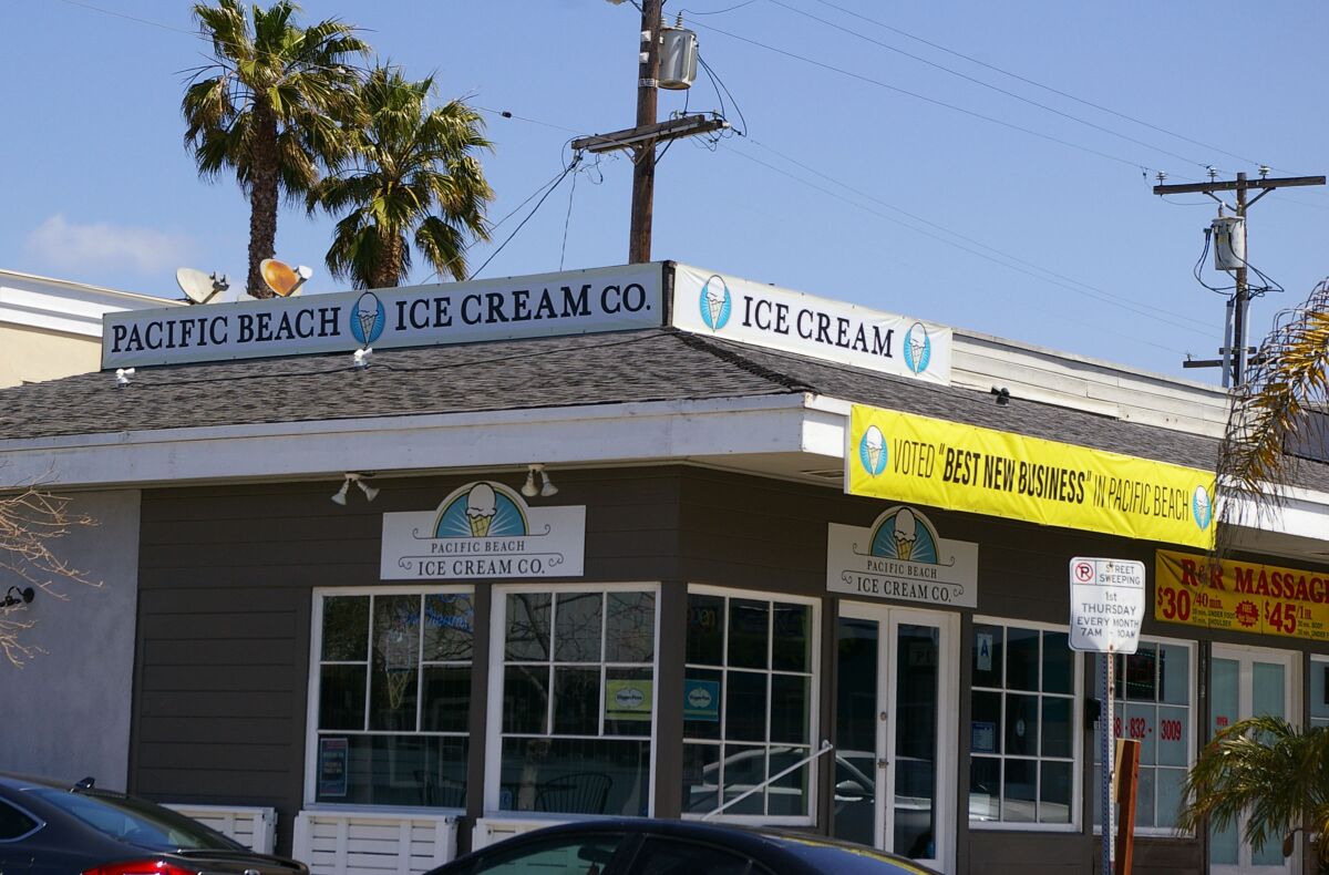 Pacific Beach Ice Cream Company will be offering a dairy and non-dairy sample option during the Coast of PB Restaurant Walk.