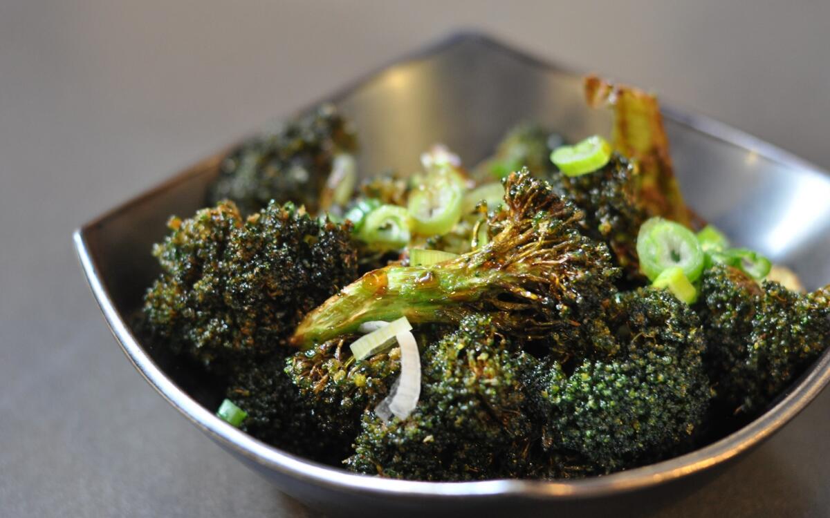 Ramen Hood's fried broccoli