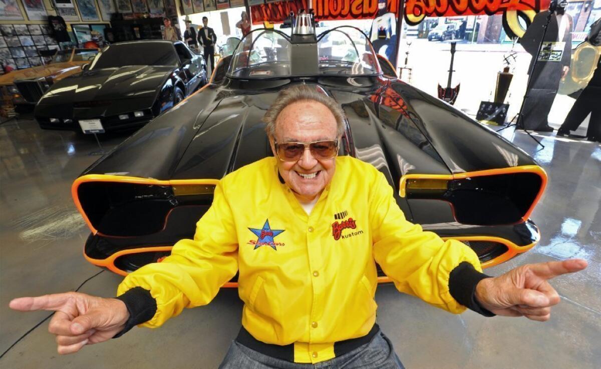 George Barris, who designed the iconic Batmobile for the 1960's "Batman" TV show, will receive a lifetime achievement award at the Downtown Burbank Car Classic on Saturday.