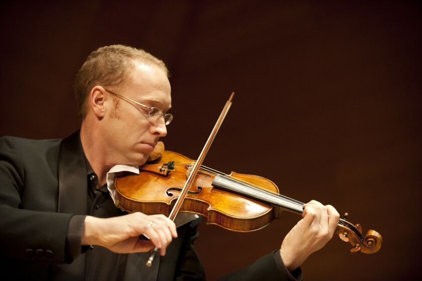 Jeff Thayer, concertmaster of the San Diego Symphony