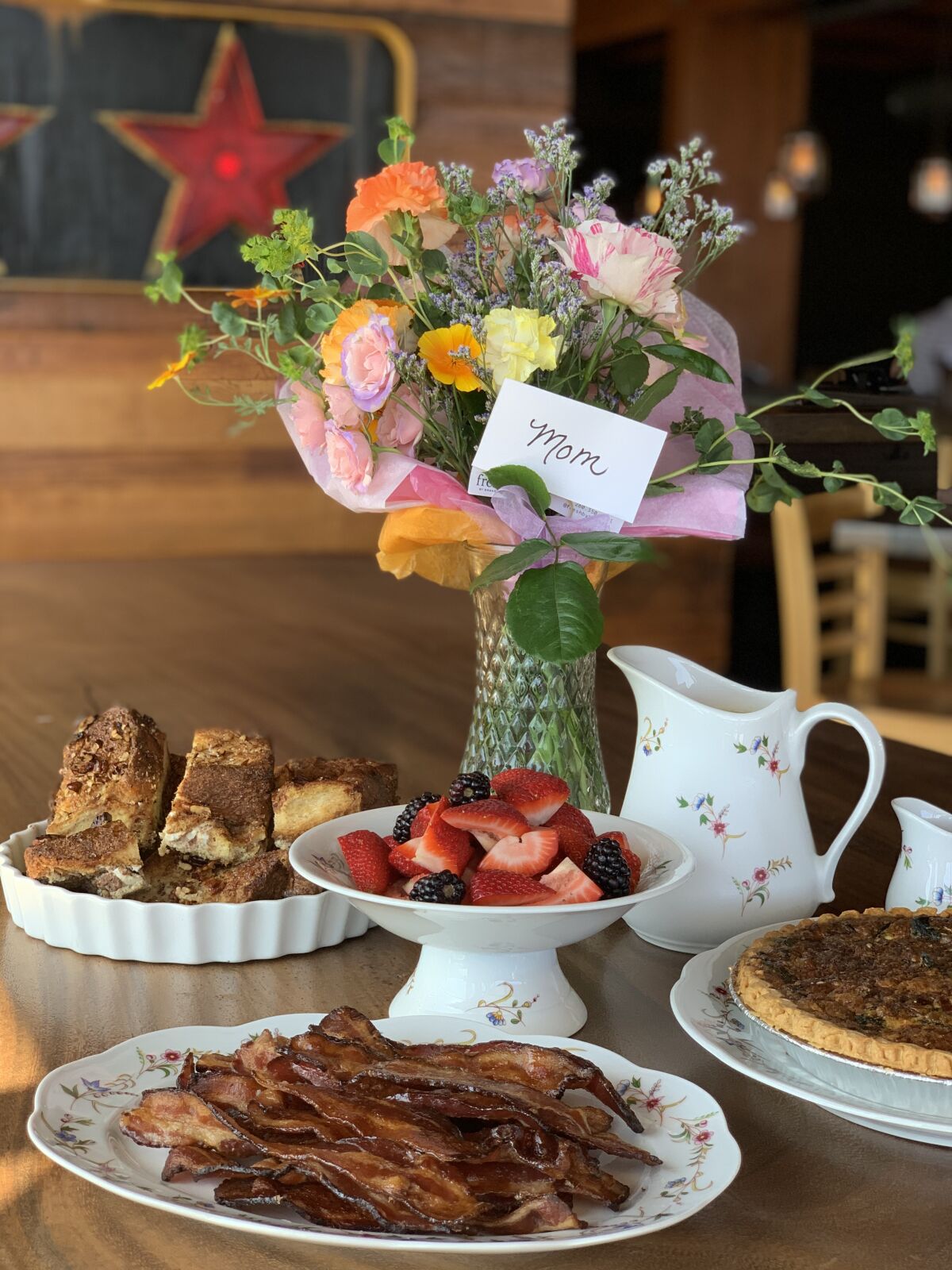 Jimmy’s Famous American Tavern is offering brunch kits for Mother's Day.