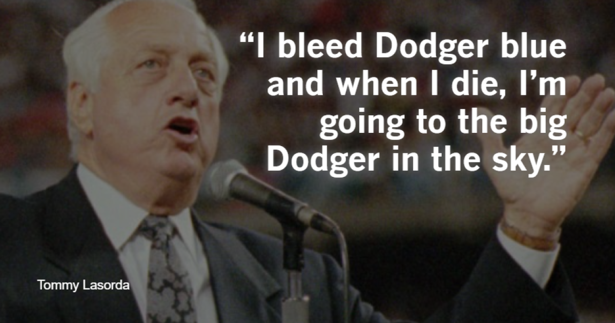 Tommy Lasorda Sticker Humorous Quote Distressed Style 
