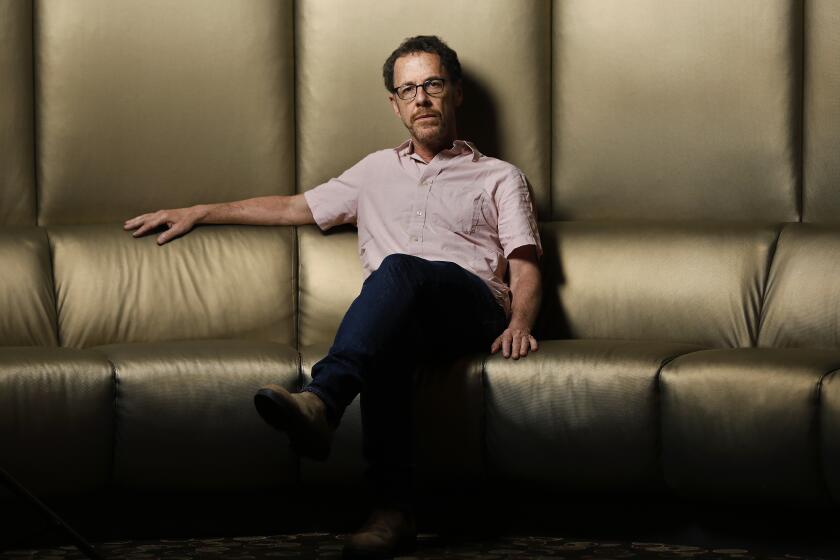 LOS ANGELES-CA-SEPTEMBER 15, 2019: Director and screenwriter Ethan Coen, who has written the new stage work “A Play Is a Poem, ” is photographed at the Mark Taper Forum on Sunday, September 15, 2019. (Christina House / Los Angeles Times)
