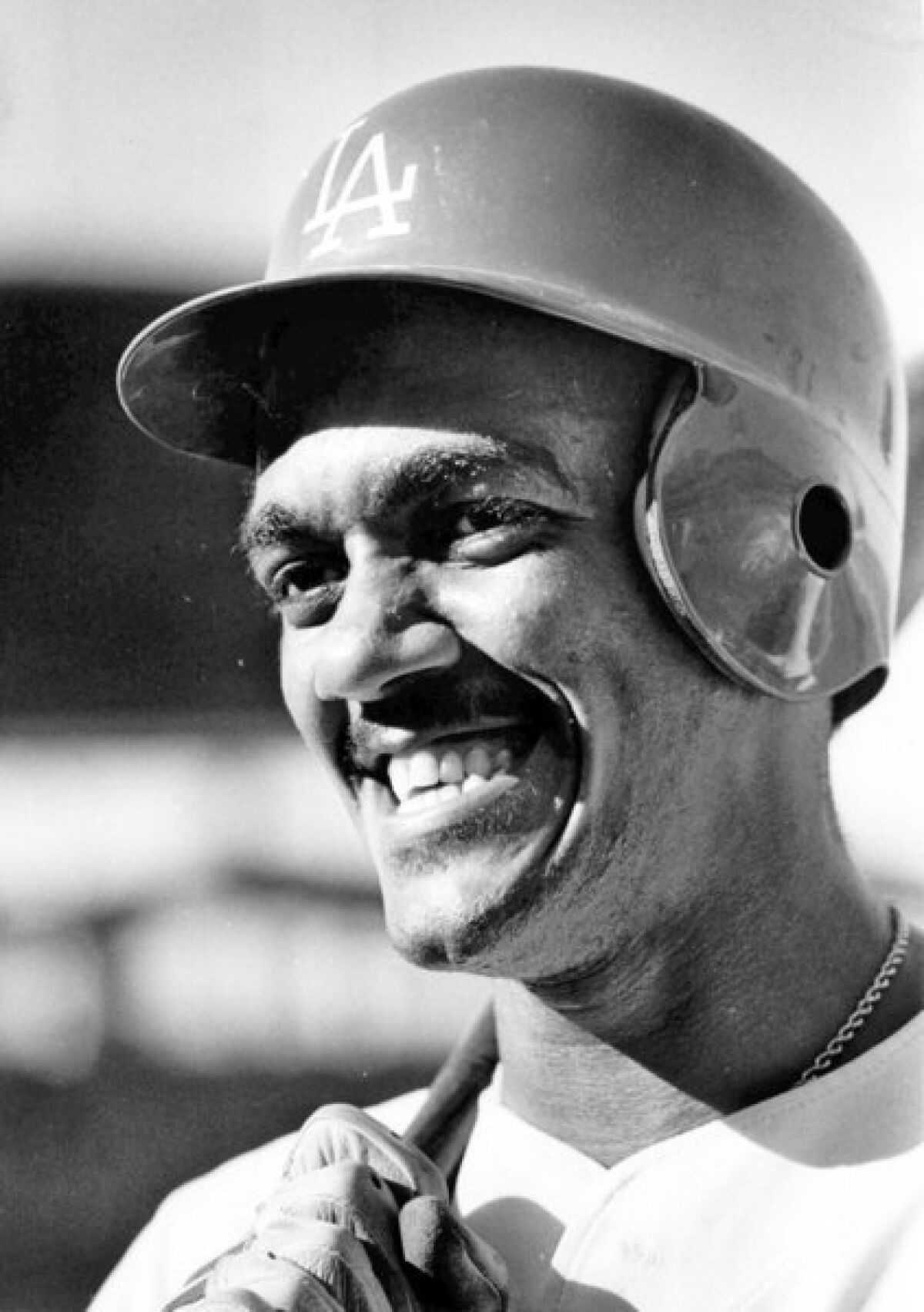 July 12, 1983: Dodgers catcher Gilberto Reyes.