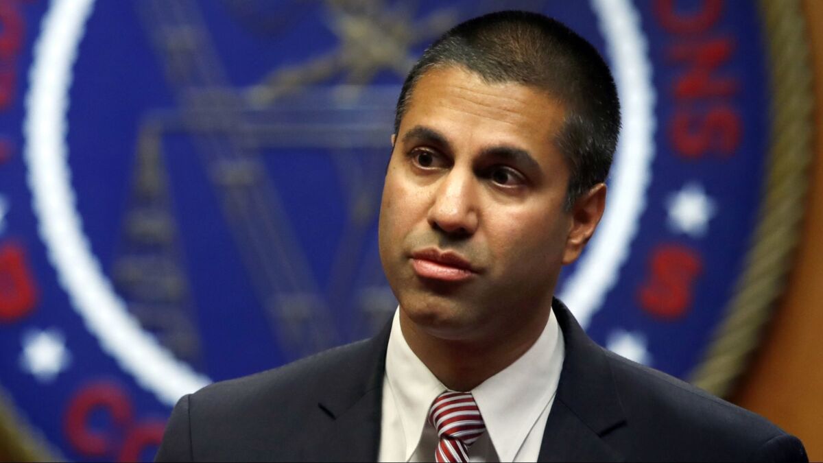 Ajit Pai is chairman of the Federal Communications Commission.