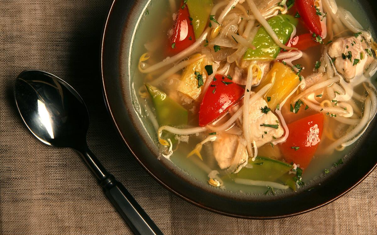 Sour fish soup with tamarind