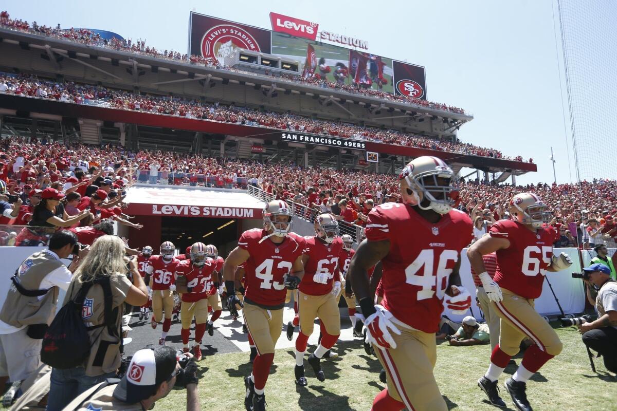 The San Francisco 49ers have had to re-sod the field at the brand new Levi's Stadium after a public practice was cut short Wednesday because of poor conditions.