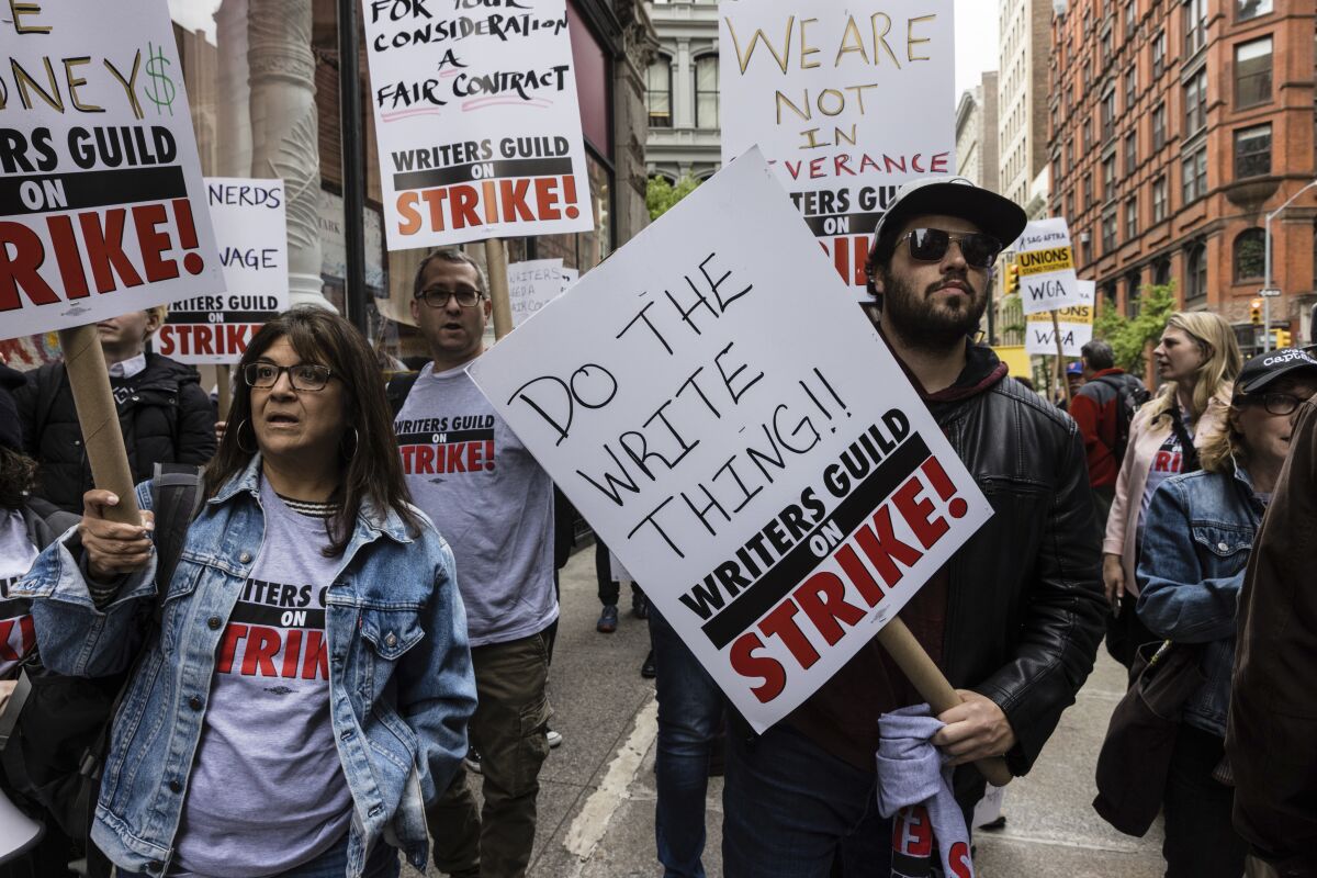 Writers strike looks to be a long fight, as Hollywood braces The San