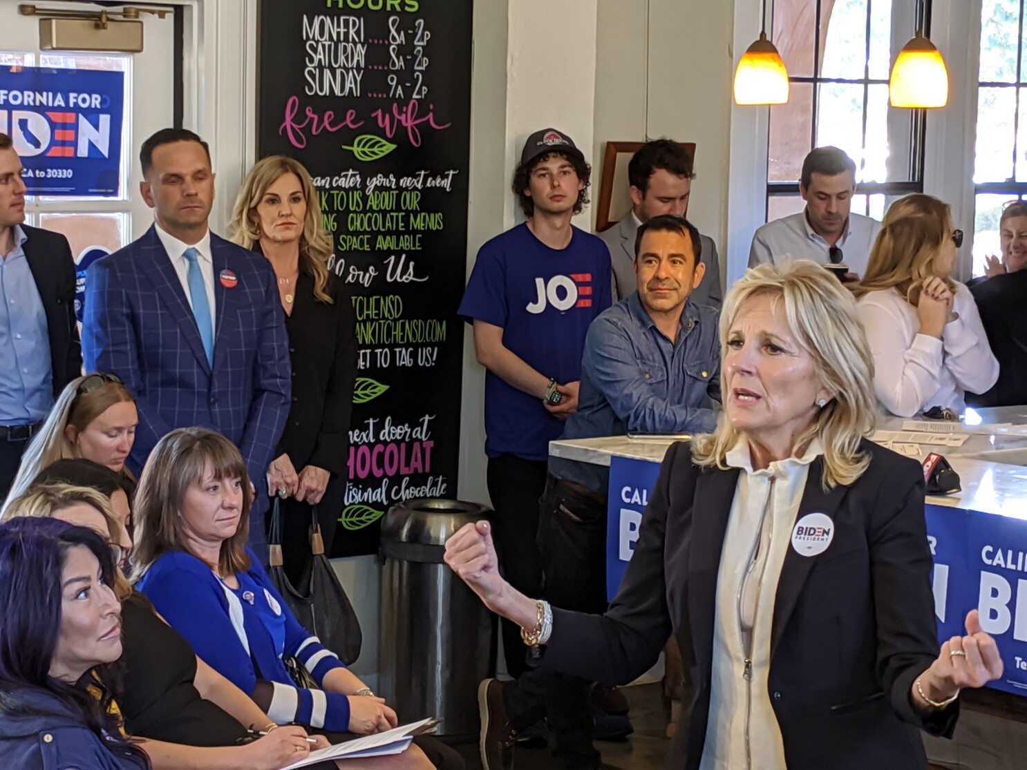 Jill Biden Meets With Military Families At San Diego Campaign Stop In Support Of Husband Joe Biden The San Diego Union Tribune