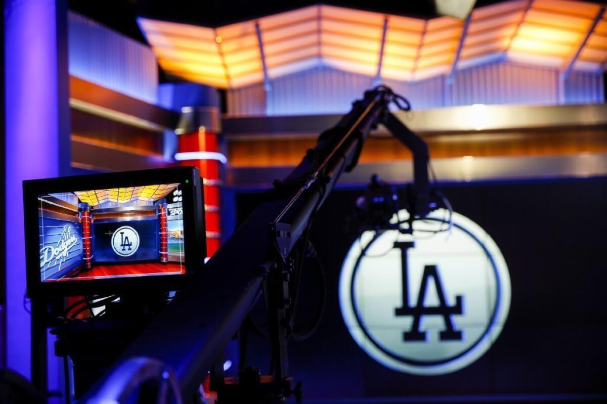 The set of SportsNet LA