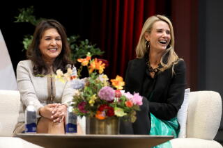 Jennifer Siebel Newsom with California Surgeon General Diana Ramos.