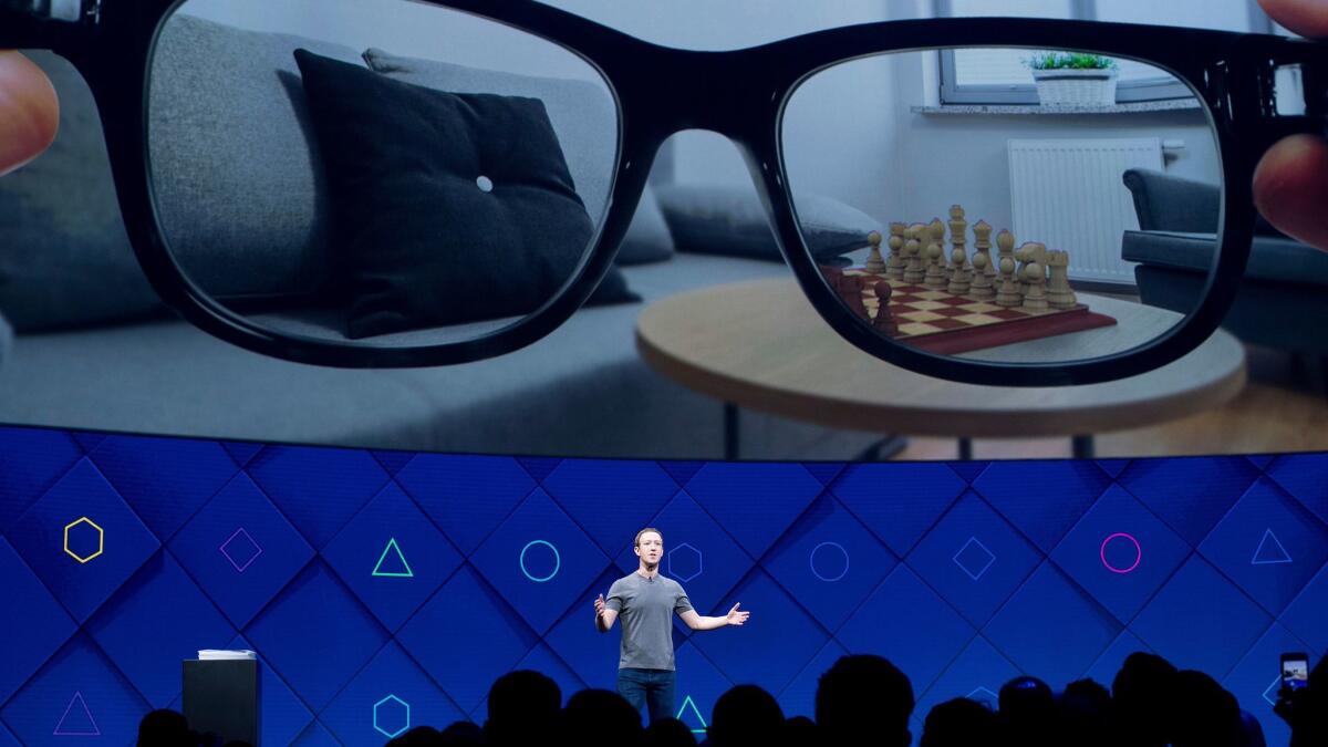 Facebook CEO Mark Zuckerberg speaks in April at his company's annual F8 developer conference in San Jose.