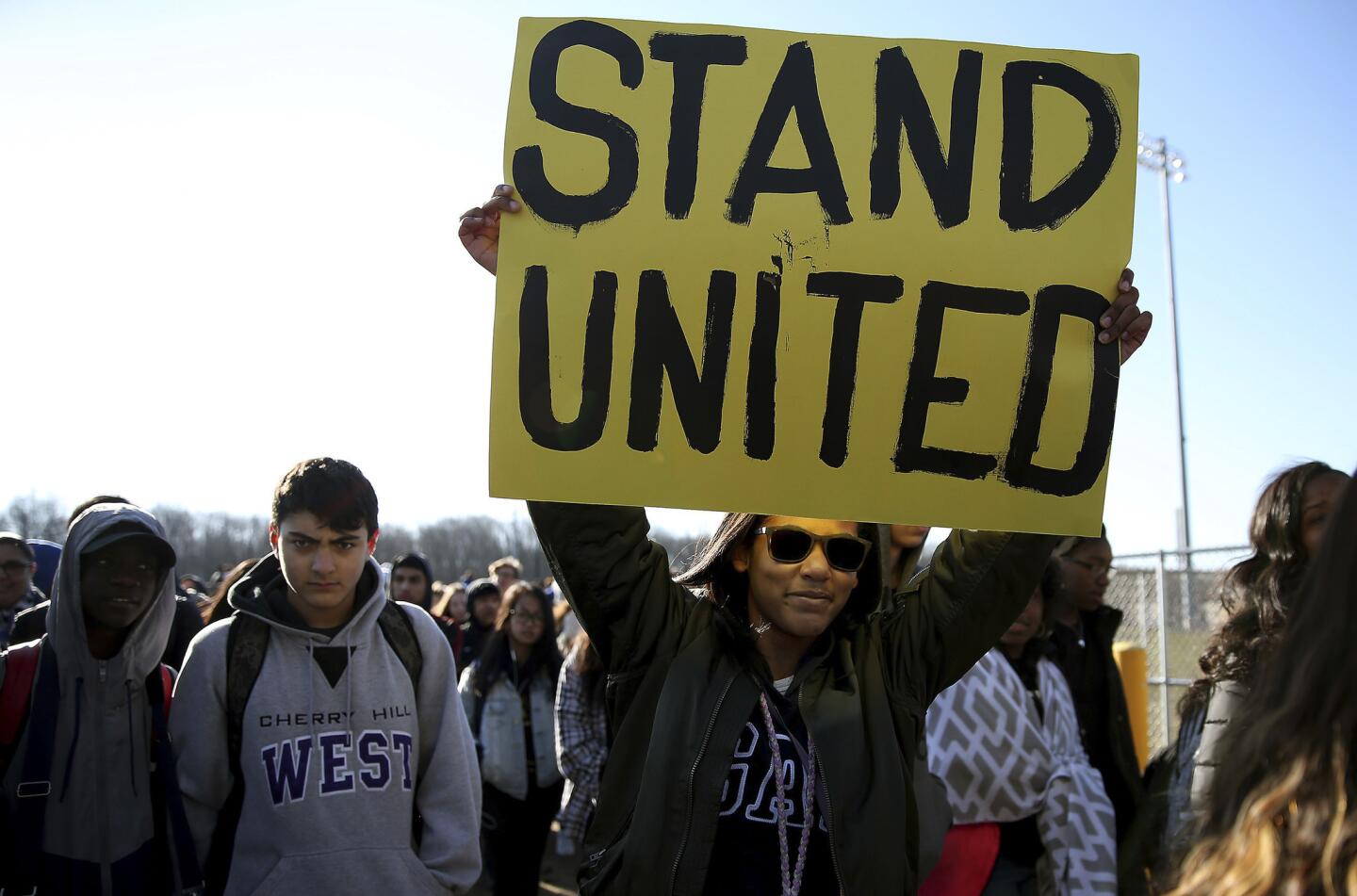 Students walkout of classes to protest gun violence